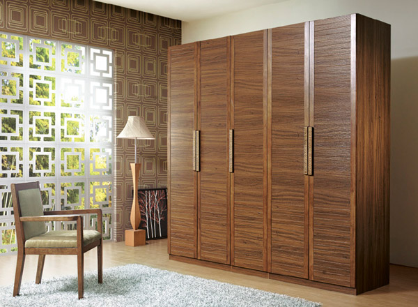 中式简约板材衣柜图片