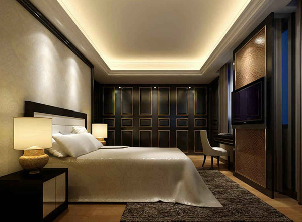 木纹板材装修效果图