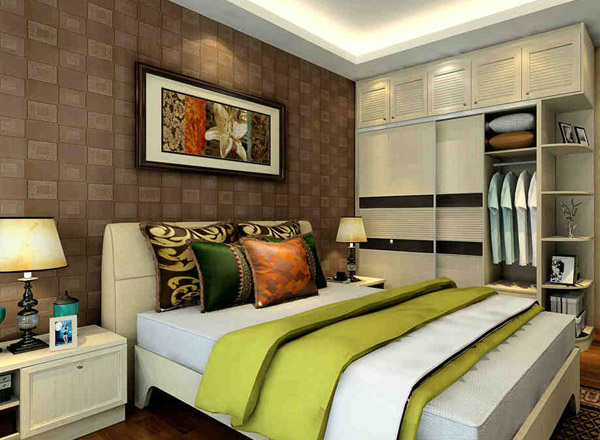 免漆板做床效果图