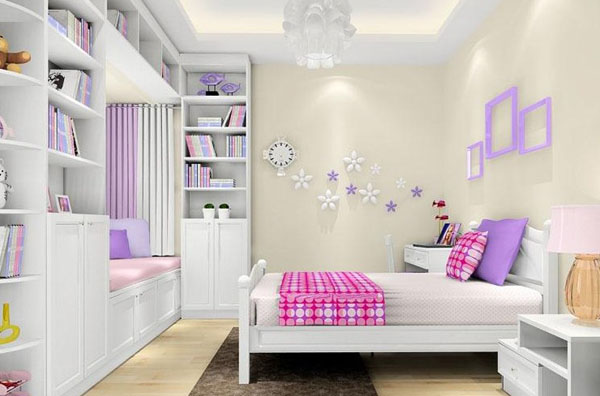 儿童房装修效果图女孩